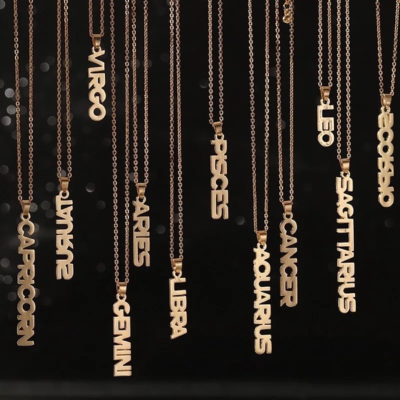 High quality zodiac name necklace - Picture 2 of 3